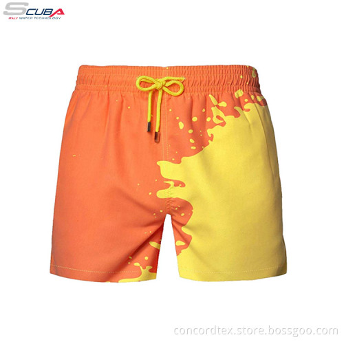 mens tie dyed shorts